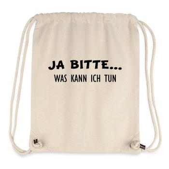 Ja Bitte tun - Stanley/Stella recycelter Gym Bag - Naturweiß - Vorne