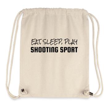 Tir Sportif Tireur Sport Sportif Athlète - Sac à cordon recyclé Stanley/Stella - blanc naturel - Devant