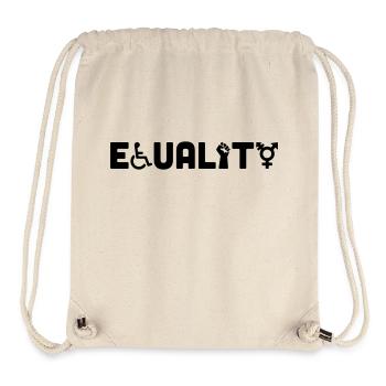 Equality - Stanley/Stella Recycled Gym Bag - natural - Front