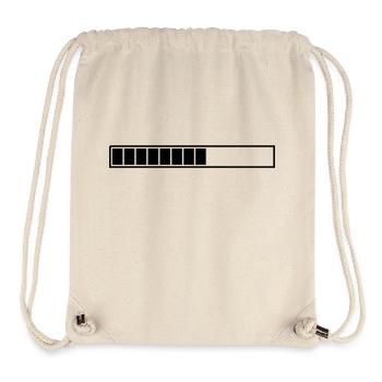 barre de chargement à personnaliser - Sac à cordon recyclé Stanley/Stella - blanc naturel - Devant