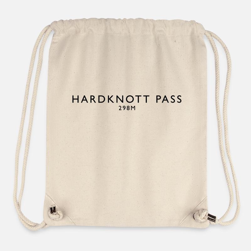 Hardknock Pass Hill Climb - Stanley/Stella Recycled Gym Bag - natural