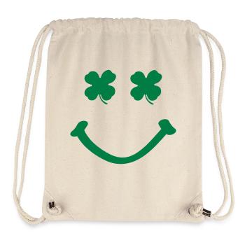 irish smile - Stanley/Stella recycelter Gym Bag - Naturweiß - Vorne