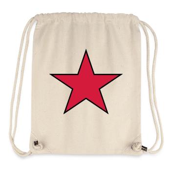 star_01 - Sac à cordon recyclé Stanley/Stella - blanc naturel - Devant