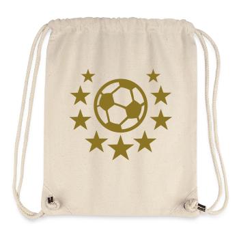 football star - Sac à cordon recyclé Stanley/Stella - blanc naturel - Devant