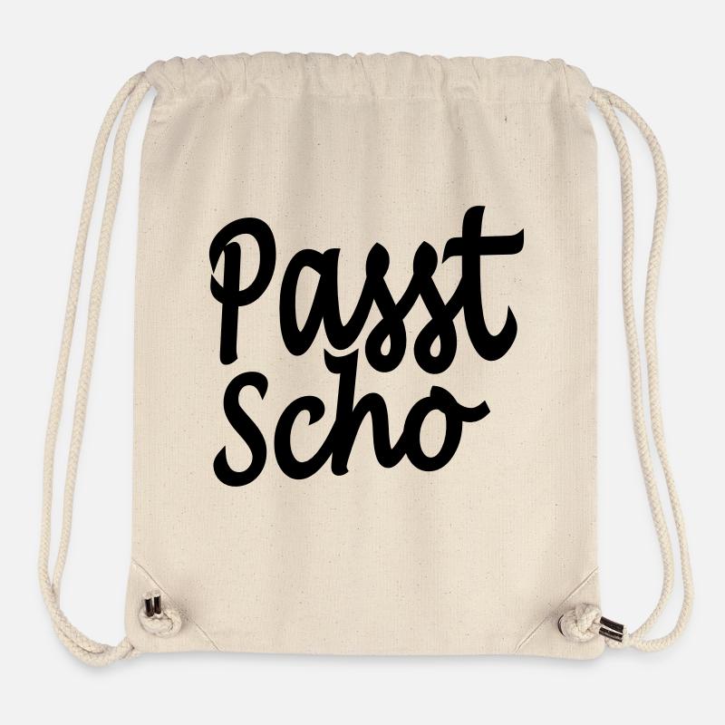 s'adapte scho - Sac à cordon recyclé Stanley/Stella - blanc naturel