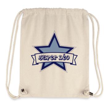 super léo - Sac à cordon recyclé Stanley/Stella - blanc naturel - Devant