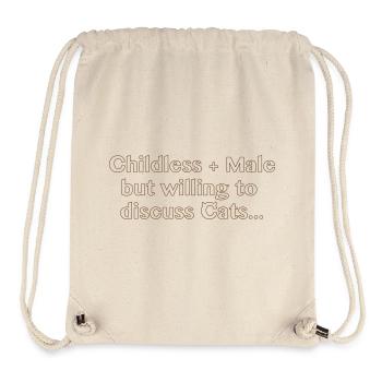 Childless + Male... - Stanley/Stella Recycled Gym Bag - natural - Front