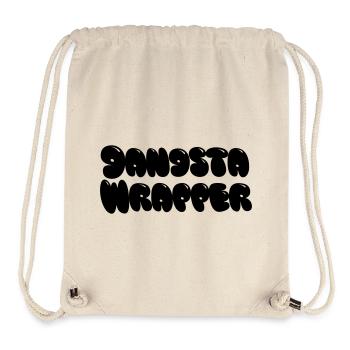 Love Gangsta Wrapper - Stanley/Stella recycelter Gym Bag - Naturweiß - Vorne