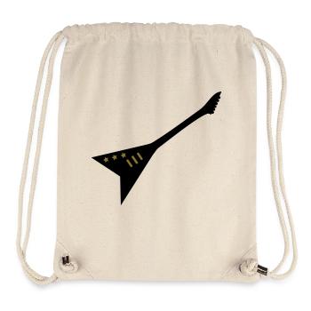 e-gitarre - Stanley/Stella recycelter Gym Bag - Naturweiß - Vorne