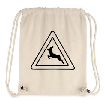 caution wild - Stanley/Stella Recycled Gym Bag - natural - Front