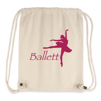 ballett_c_1c - Stanley/Stella recycelter Gym Bag - Naturweiß - Vorne