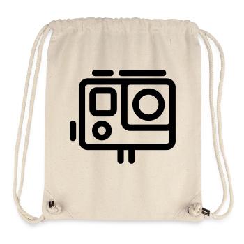 Action camera - Sac à cordon recyclé Stanley/Stella - blanc naturel - Devant