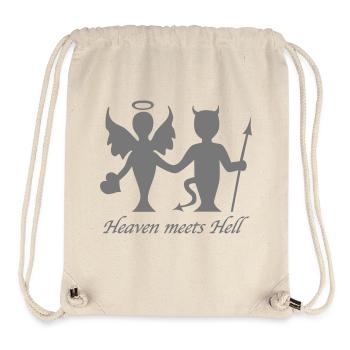 Heaven meets Hell - Stanley/Stella recycelter Gym Bag - Naturweiß - Vorne