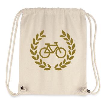 fahrrad deluxe - Stanley/Stella recycelter Gym Bag - Naturweiß - Vorne