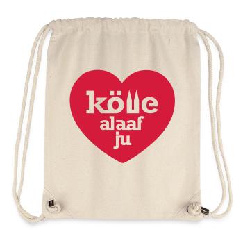 Kölle alaaf ju - Stanley/Stella recycelter Gym Bag - Naturweiß - Vorne