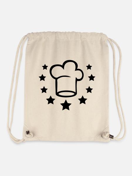 chef hat - Stanley/Stella Recycled Gym Bag - natural