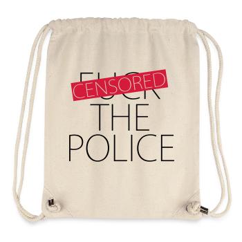 Fuck The Police - Censored - Stanley/Stella Recycled Gym Bag - natural - Front