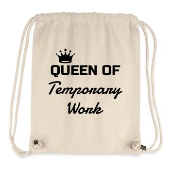Interim Agency Temporary Worker Temp - Stanley/Stella Recycled Gym Bag - natural - Front