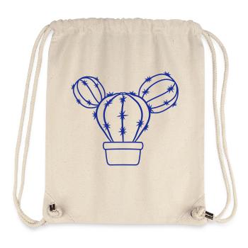 Small Cactus Spines Desert Cacti Flower Pot - Stanley/Stella Recycled Gym Bag - natural - Front