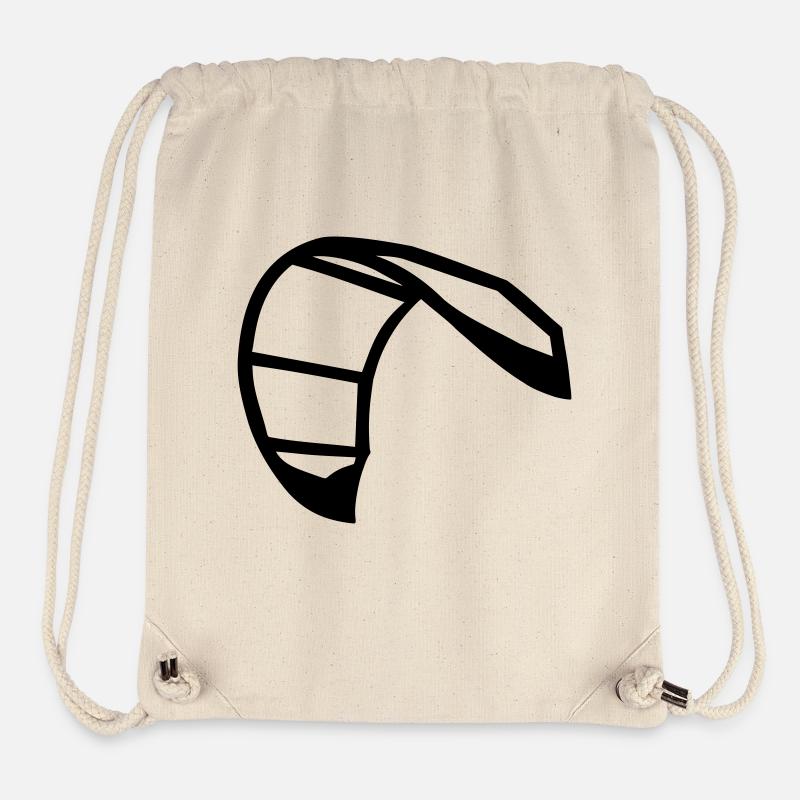 kite only - Stanley/Stella recycelter Gym Bag - Naturweiß