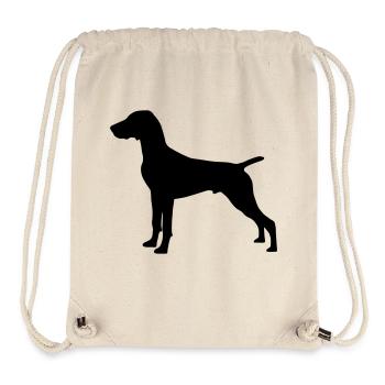 Jagdhund Deutsch-Kurzhaar - Stanley/Stella recycelter Gym Bag - Naturweiß - Vorne