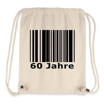 60 years - Stanley/Stella Recycled Gym Bag - natural - Front