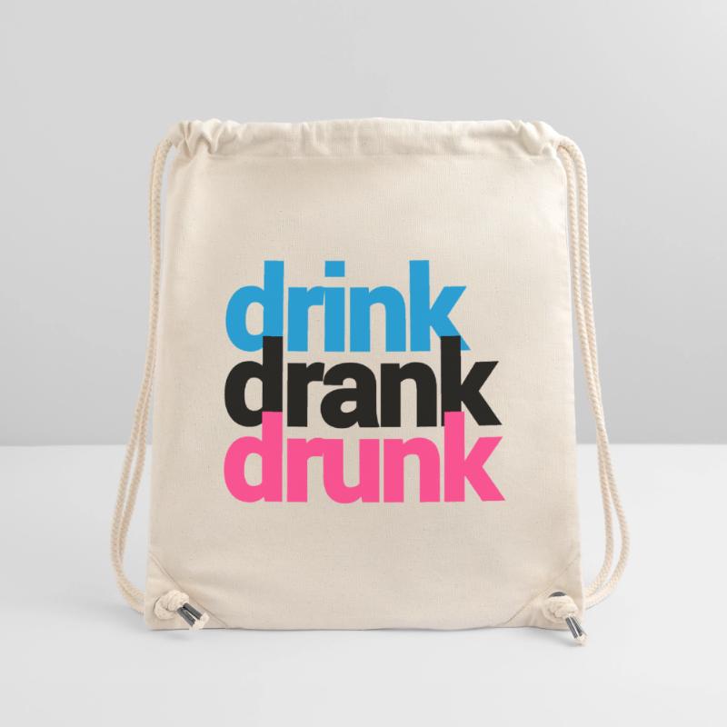 drink drank drunk Stanley/Stella Recycled Gym Bag