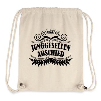 junggesellenabschied - Stanley/Stella recycelter Gym Bag - Naturweiß - Vorne