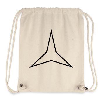 stern 3 zacken - Stanley/Stella recycelter Gym Bag - Naturweiß - Vorne