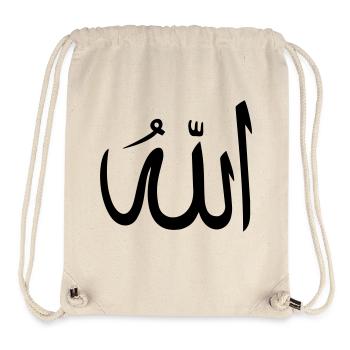 Allah Got Arabic - Stanley/Stella Recycled Gym Bag - natural - Front