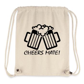 Cheers Mate - Stanley/Stella Recycled Gym Bag - natural - Front
