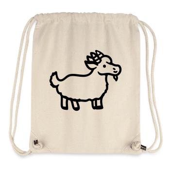 Goat - Line - Stanley/Stella Recycled Gym Bag - natural - Front