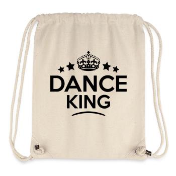 dance king keep calm style crown stars - Stanley/Stella Recycled Gym Bag - natural - Front