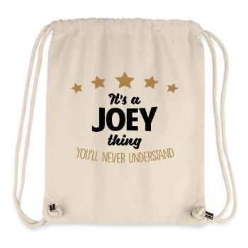 It's a joey name thing stars never unders - Stanley/Stella Recycled Gym Bag - natural - Front