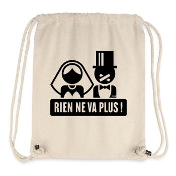 Rien Ne Va Plus ! (Bräutigam / JGA / Polterabend) - Stanley/Stella recycelter Gym Bag - Naturweiß - Vorne
