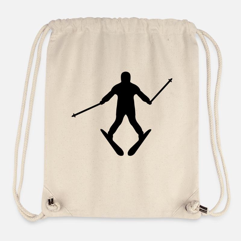 Ski - Stanley/Stella Recycled Gym Bag - natural