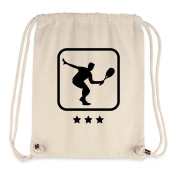 squash_logo___f1 - Stanley/Stella Recycled Gym Bag - natural - Front