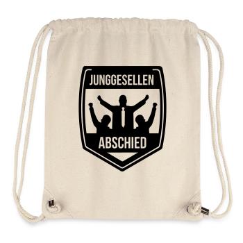 junggesellenabschied - Stanley/Stella recycelter Gym Bag - Naturweiß - Vorne