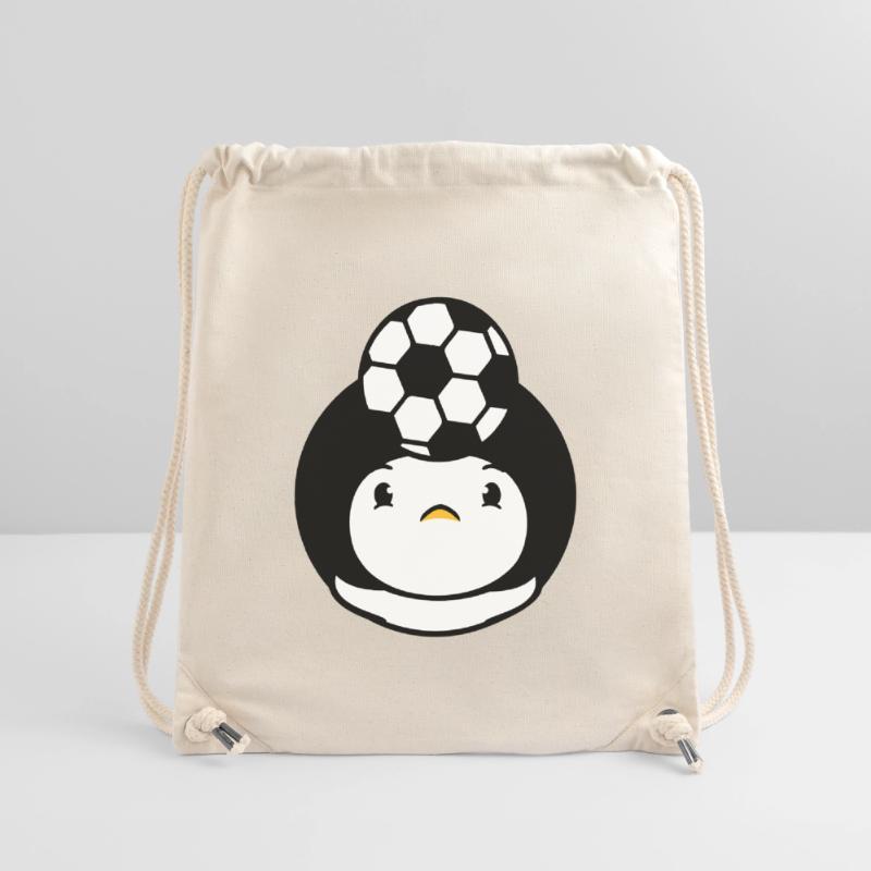 Duck Playing Soccer Header Ball Balancing Head Stanley/Stella Recycled Gym Bag