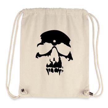 crâne skull - Sac à cordon recyclé Stanley/Stella - blanc naturel - Devant