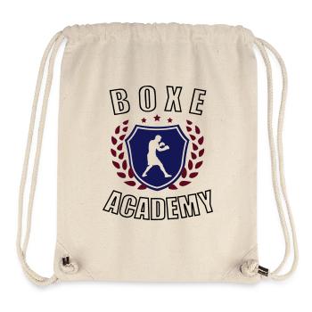 Boxe Academy - Sac à cordon recyclé Stanley/Stella - blanc naturel - Devant