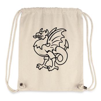 fantasy creature griffin drawing Bornholm - Stanley/Stella Recycled Gym Bag - natural - Front