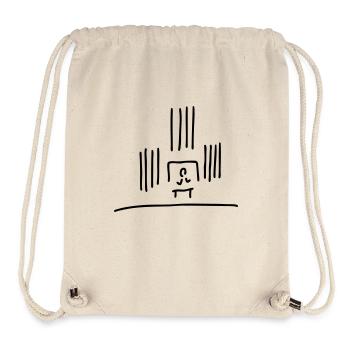 organist an kirchenorgel - Stanley/Stella recycelter Gym Bag - Naturweiß - Vorne