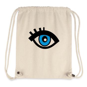 eyes - Stanley/Stella recycelter Gym Bag - Naturweiß - Vorne