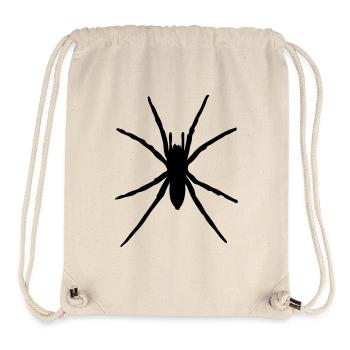 spider silhouette - Sac à cordon recyclé Stanley/Stella - blanc naturel - Devant