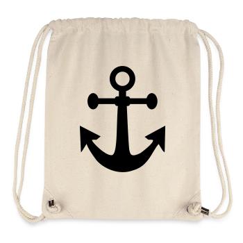 Anchor Ship Seafaring - Stanley/Stella Recycled Gym Bag - natural - Front