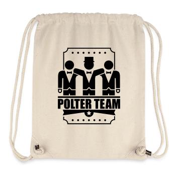 polter_team_1f1 - Stanley/Stella recycelter Gym Bag - Naturweiß - Vorne