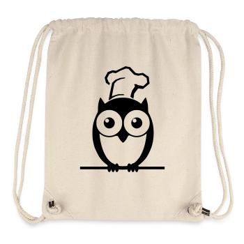 Eule - Stanley/Stella recycelter Gym Bag - Naturweiß - Vorne