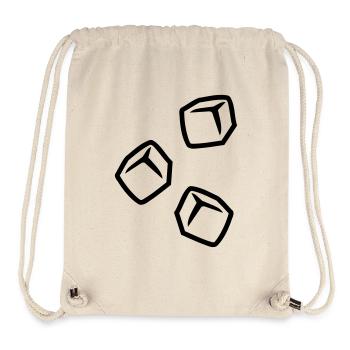 Cube de glace - Sac à cordon recyclé Stanley/Stella - blanc naturel - Devant