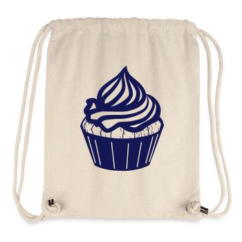 Kuchen Muffin 1 - Stanley/Stella recycelter Gym Bag - Naturweiß - Vorne